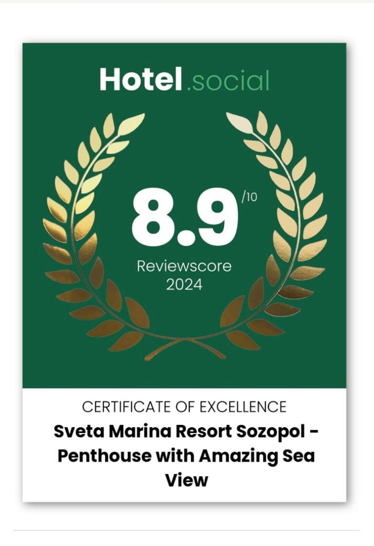 Santa Marina Resort Sozopol - Penthouse With Amazing Sea View Экстерьер фото
